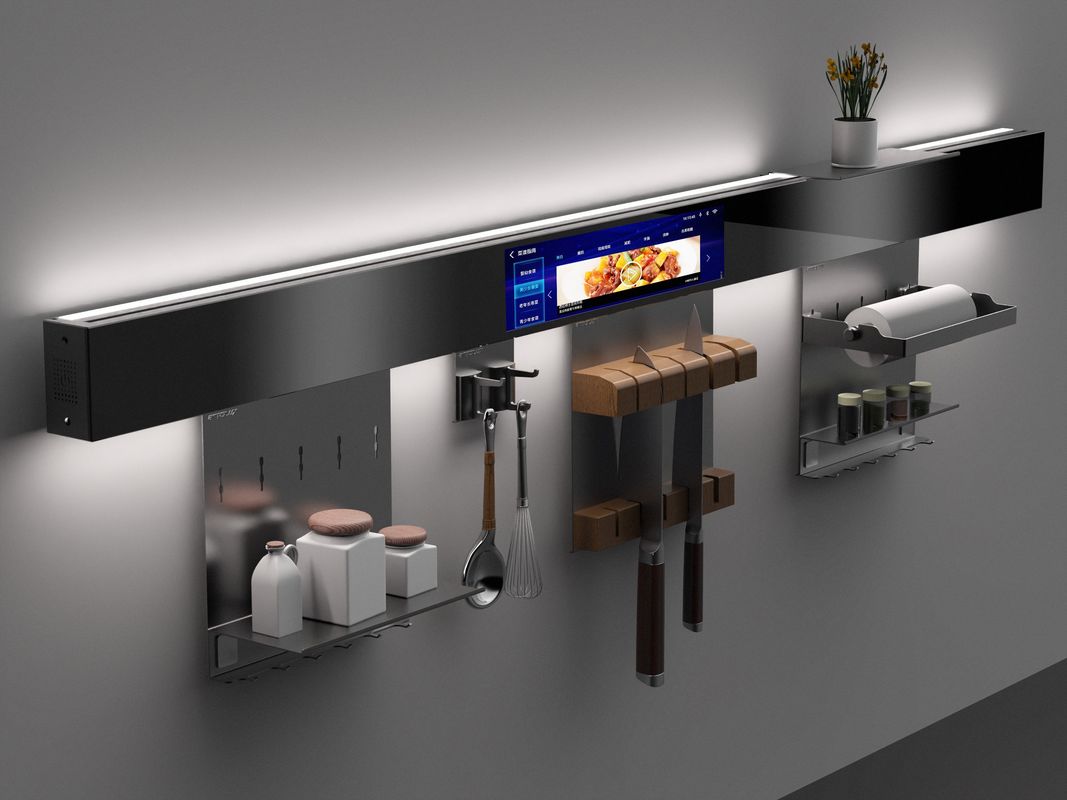 Kitchen LCD Intelligent Lighting Products Gas / Smoke Concentration ...