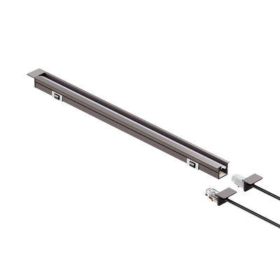 A2Q06 Recessed Diagonal Illuminated Strip Light PC Aluminum Alloy SMD2219 Beads 5W/7.5W DC12V/24V for Cut-to-Length