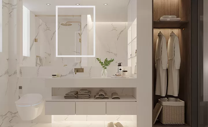 Cloakroom Cabinet Lighting