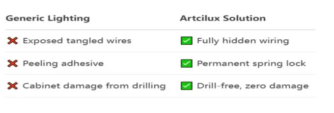 Revolutionize Your Kitchen: Install Artcilux LED Strip Lights Under Cabinets in 30 Minutes (110V Ready!)